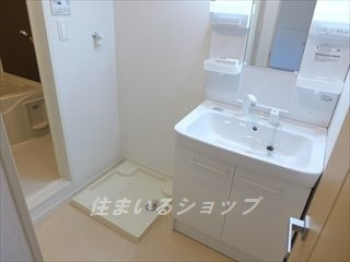 広島市安佐北区上深川町のアパートの洗面所|シャンプードレッサー