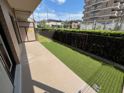 【庭】 | 神戸北町ウィルコートＡ棟 | 明るいお庭