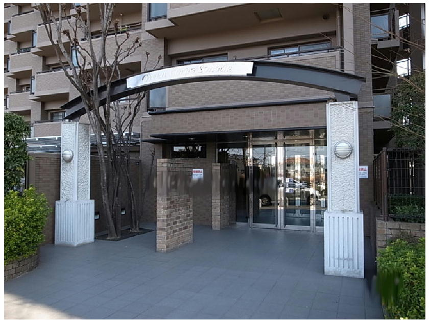 グリーンコーポ園田の玄関