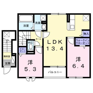 【間取り】 | ラ・ルーエ　Ⅱ