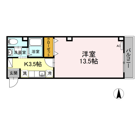 【間取り】 | リビングアレイＫ