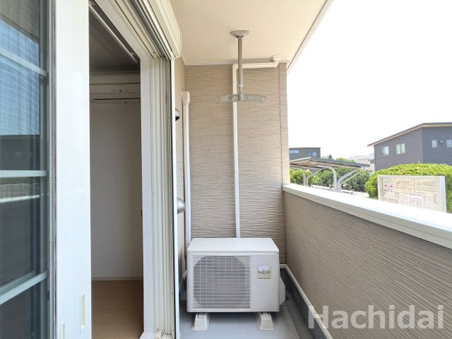カーサ尾城のバルコニー