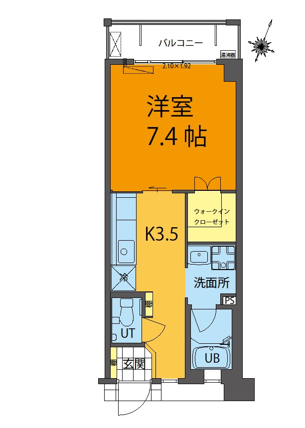 レジデンス森山の間取り
