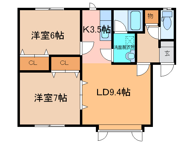 アペックスⅠの間取り