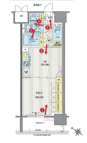 【間取り】 | セイシア大拓26