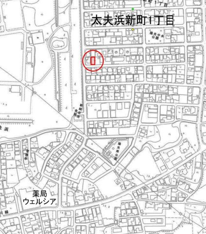 【地図】 | 新潟市北区太夫浜新町1丁目　500万円