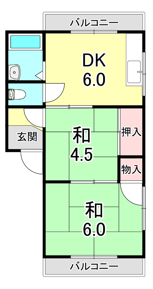 コーポヤマモトの間取り