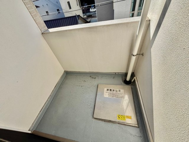 Clair市役所前のバルコニー