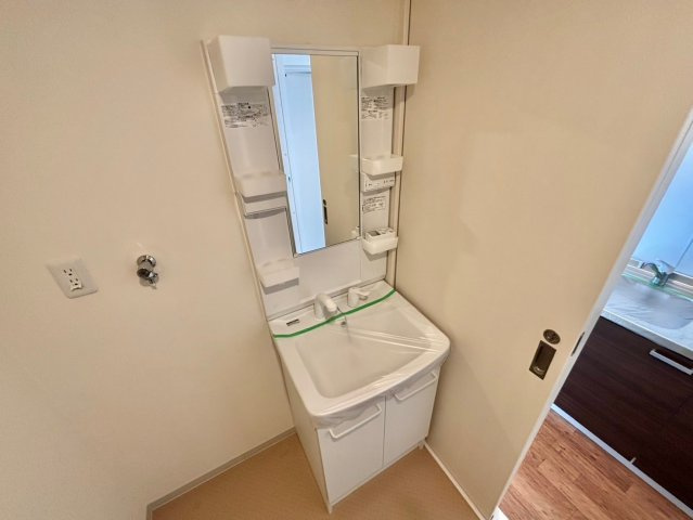 Clair市役所前の洗面所