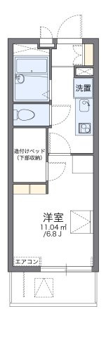 レオパレスボヌールの間取り|代表的な間取のため実際の間取とは異なる場合があります