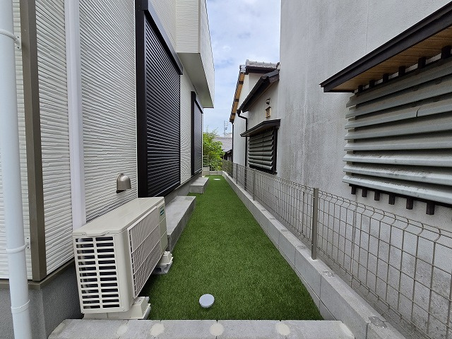 小牧市大字本庄　新築戸建の庭|お庭でゆったりと過ごせます