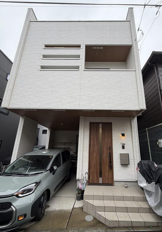 岸町戸建の外観|外はこのようになっています