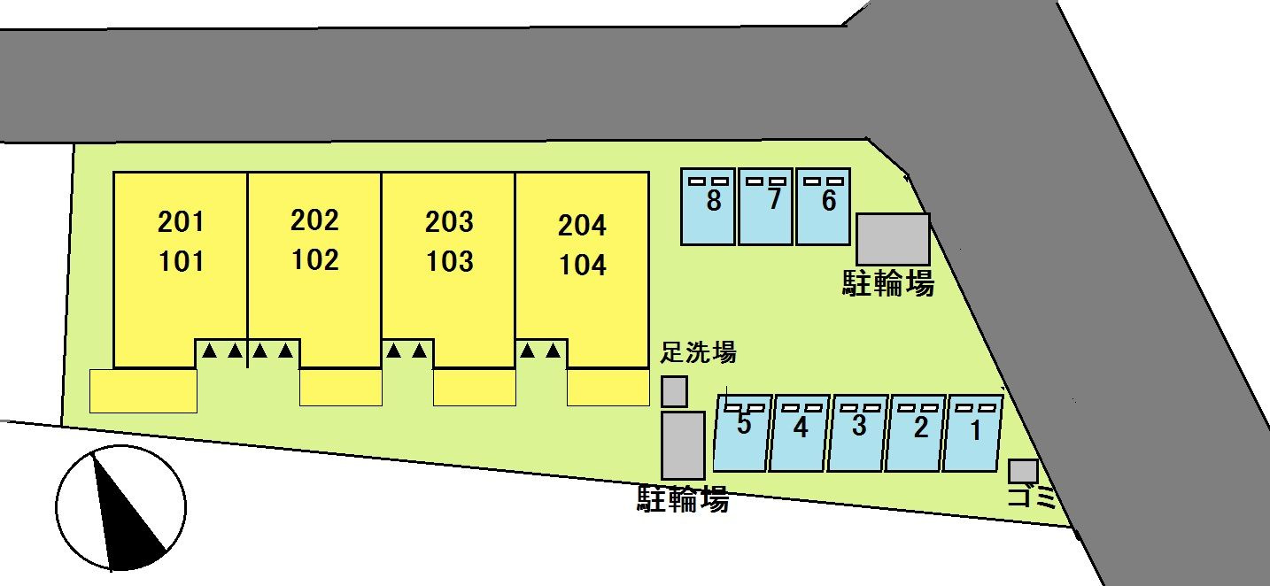 セカンドインプレスの駐車場