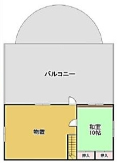 耳鼻咽喉科医院　跡の間取り