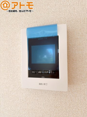 【防犯設備】 | 清水区三保松原町22期　新築戸建　1号棟 | TVモニター付きインターホンは訪問者を確認することができて、防犯性に優れています♪