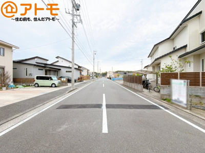 【前面道路含む現地写真】 | 清水区三保松原町22期　新築戸建　1号棟