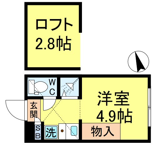 ハーモニーテラス新小岩Ⅲの間取り