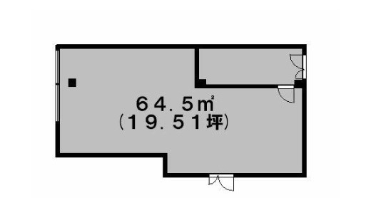 墨田区東向島５丁目の店舗事務所の間取り