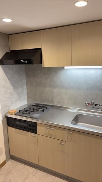 町田市成瀬６丁目のアパートのキッチン