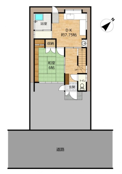 新潟市中央区関屋大川前1丁目の区画図