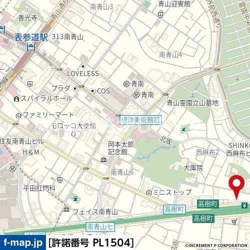 リクレイシア西麻布Ⅰ番館【おとり物件なし】#学生・社会人にオススメ！初期費用分割払いOK！の地図