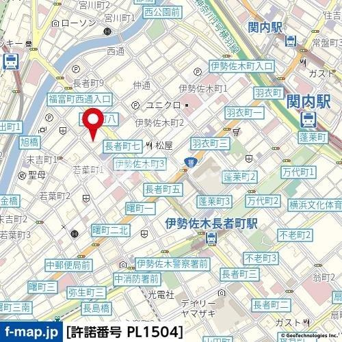 フェニックス伊勢佐木町【おとり物件なし】#学生・社会人にオススメ！初期費用分割払いOK！の地図