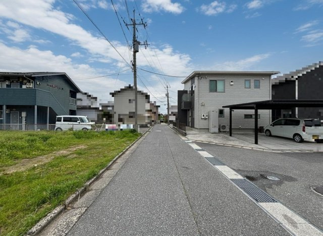 西福原7丁目 快適築浅邸の前面道路含む現地写真