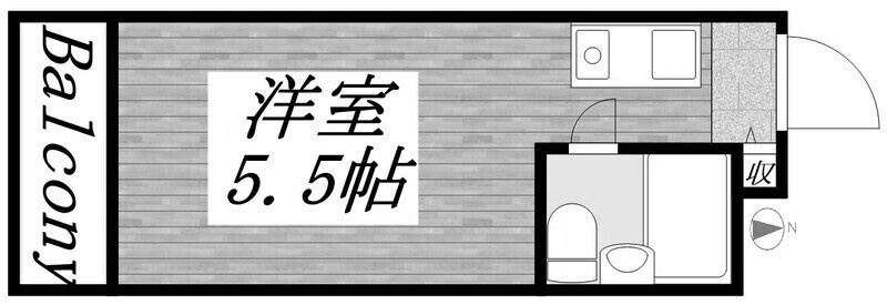 メゾン・ド・エクランの間取り