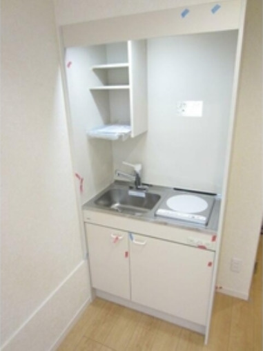 新宿区大久保２丁目のアパートのキッチン