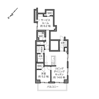 【間取り】 | 巣鴨第２SYマンション | 間取り図です