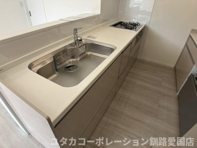【キッチン】 | 美原3丁目38-1売家 | リビングを見渡せる対面式キッチン☆
