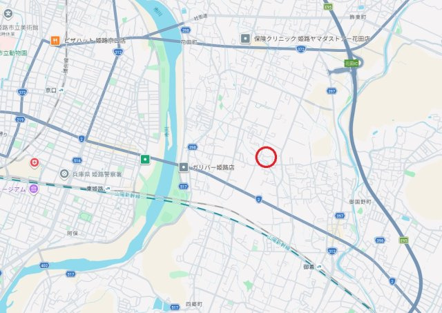 姫路市花田町加納原田　　中古戸建の地図