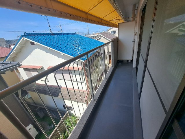 第二西田ビルのバルコニー
