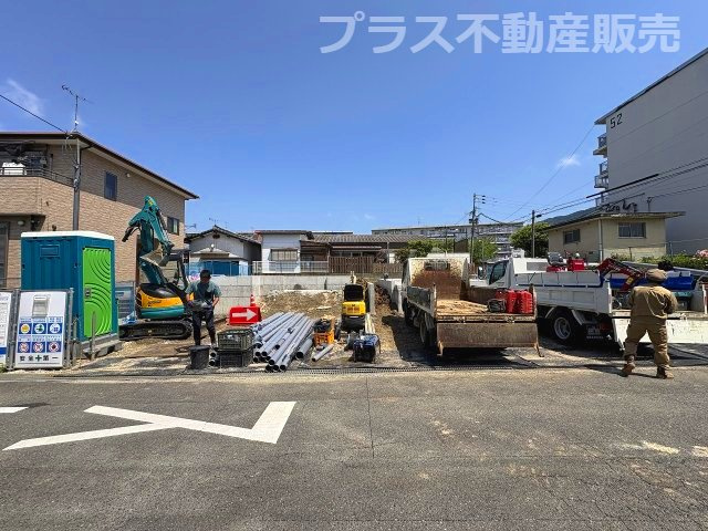 【外観】 | 糟屋郡須恵町上須恵28期　1号棟（全2棟）【仲介手数料無料・0円】 | 現地写真。プラス不動産販売なら、現場の全ての棟をまとめてご見学頂けます。