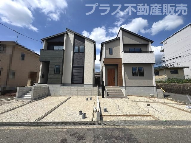 【外観】 | 糟屋郡須恵町上須恵28期　1号棟（全2棟）【仲介手数料無料・0円】 | 現地写真。プラス不動産販売なら、現場の全ての棟をまとめてご見学頂けます。