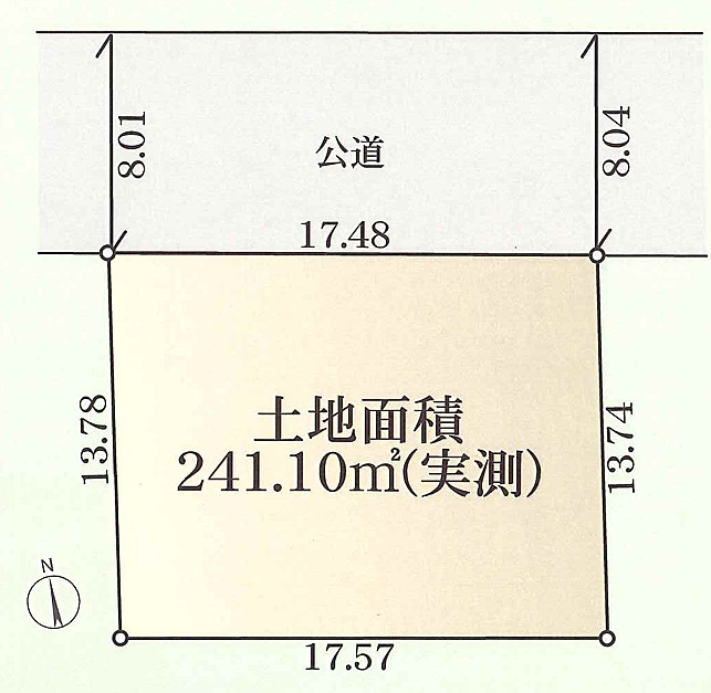 土地が広いとやれるコトはそれだけ増える！夢も現実もこの地で掴め！！！な、『旭区上白根１丁目』更地の売地の土地図