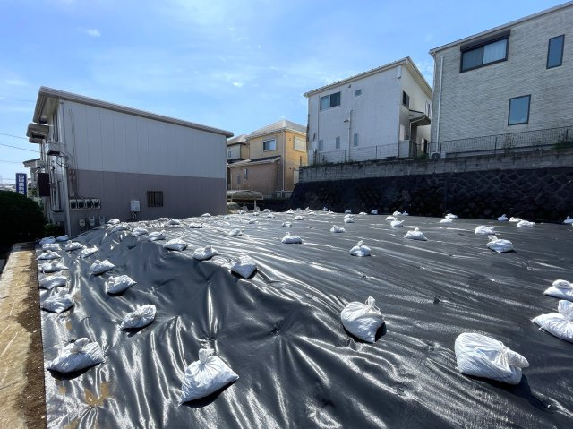 土地が広いとやれるコトはそれだけ増える！夢も現実もこの地で掴め！！！な、『旭区上白根１丁目』更地の売地の外観|現地写真です