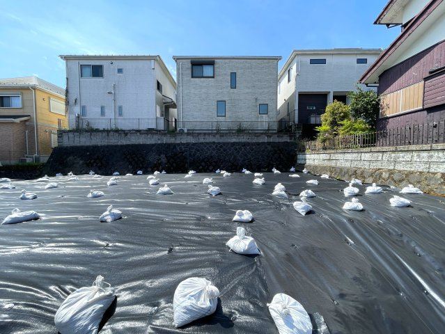 土地が広いとやれるコトはそれだけ増える！夢も現実もこの地で掴め！！！な、『旭区上白根１丁目』更地の売地の外観|現地写真です