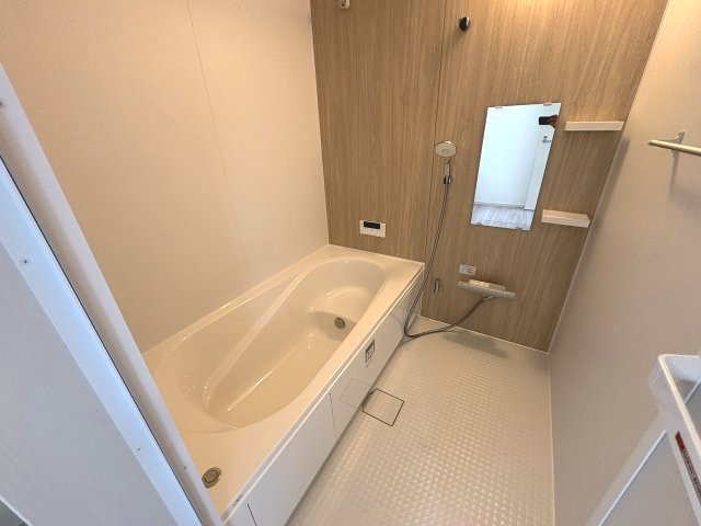 【内装】 | 糟屋郡須恵町上須恵28期　2号棟（全2棟）【仲介手数料無料・0円】 | 施工例。浴室です。施工例は完成時と異なる場合があります。