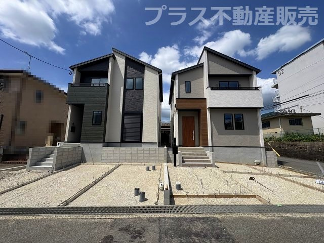 【外観】 | 糟屋郡須恵町上須恵28期　2号棟（全2棟）【仲介手数料無料・0円】 | 現地写真。プラス不動産販売なら、現場の全ての棟をまとめてご見学頂けます。