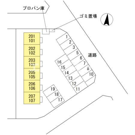 ＥＴＥＲＮＡ宮子の区画図|高崎、前橋のお部屋探しはエンドスケープまで！お客様の理想お聞かせ下さい♪