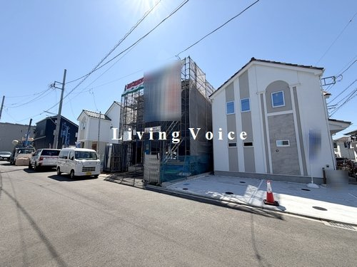 【外観】 | 【仲介手数料０円】藤沢市高倉8期　新築一戸建て　8号棟　全8棟 | 全体　藤沢市高倉　新築一戸建て　全8棟