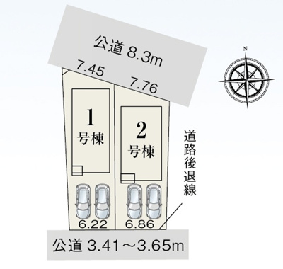 【区画図】 | 駿東郡清水町徳倉3期　新築戸建　1号棟