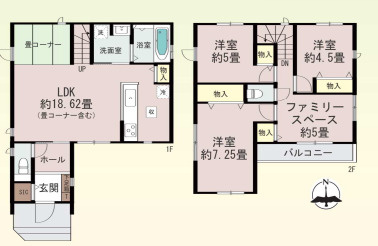 【間取り】 | 糟屋郡須恵町新原第1　A号棟（全2棟）【仲介手数料無料・0円】 | 平日、土日祝日もお好きな日時にご見学可能です。お気軽にお問合せ下さい。