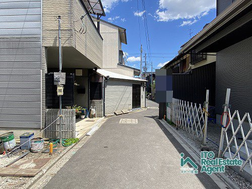 上京区山王町 新築戸建の前面道路含む現地写真