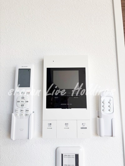 ミライハイツ深田台のセキュリティ|モニタ付インターホンで安心♪