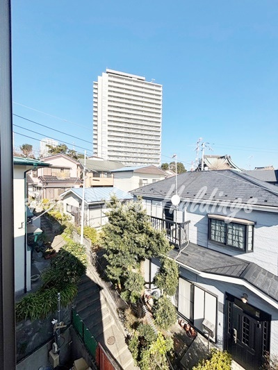 ミライハイツ深田台の展望|前面棟無し・眺望良好