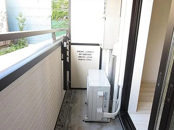 カーサフェリーチェ西新井のバルコニー|※別部屋参考写真