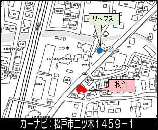 松川建設ビルの地図|１Ｆはオシャレな美容室です