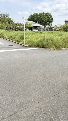 入間市宮寺の売地の外観|前面道路広々
